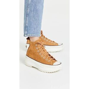 New Converse Run Star Hike Hi trainers in wheat nubuck Size Us 10.5